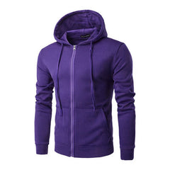 Damen Kapuzensweatjacke mit hochwertigem Fleece-Innenfutter und bequemem Schnitt in Lila