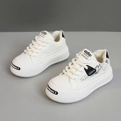 Damen Sportliche Sneaker mit urbanem Design und ergonomischer Dämpfung in Dunkelbraun
