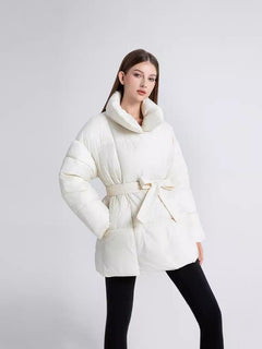 JAMY™ | Winterjacke in Weiß