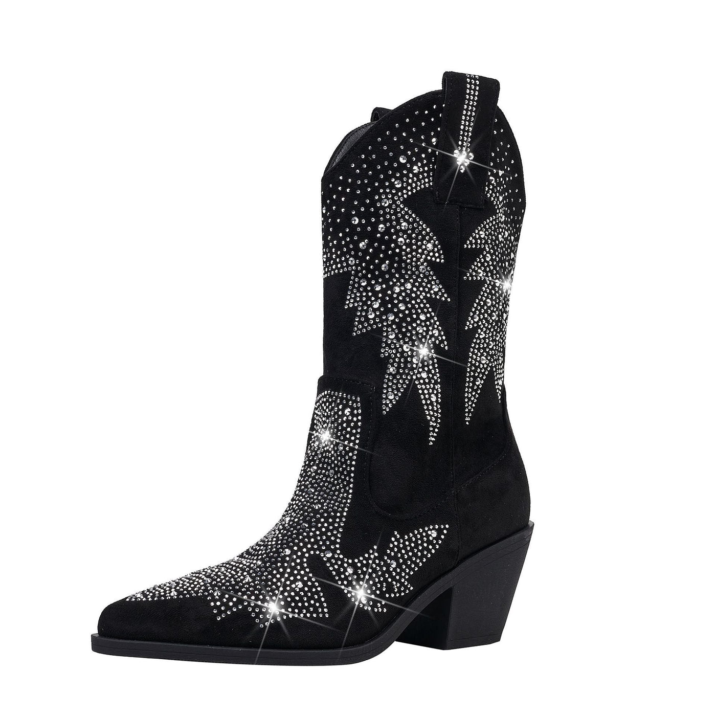 Damen Cowboystiefel Mit Mittlerer Wadenhöhe | Stilvoll
