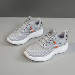 Damen Sportliche Laufschuhe mit atmungsaktivem Obermaterial und dämpfender Sohle    1771555683 in Grau