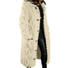 DAME OVERSIZED CARDIGAN MANTEL | MODERNER STIL, KOMFORTABEL, VIELSEITIG in Aprikose