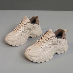 Damen Sportliche Lauf-Sneaker mit modernem Dämpfungssystem und atmungsaktiver Konstruktion in Khaki