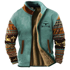 Savrani™ | Herren Fleecejacke in Himmelblau