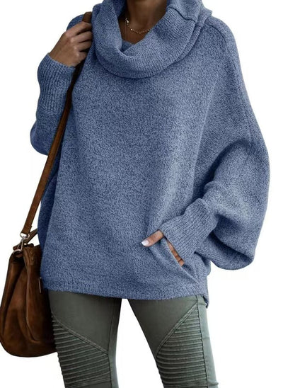 Damen PULLOVER MIT HOHEM KRAGEN | MODISCHER KOMFORT GARANTIERT