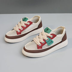 Damen Atmungsaktive und modische Sneakers in Khaki