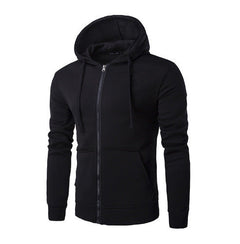 Damen Kapuzensweatjacke mit hochwertigem Fleece-Innenfutter und bequemem Schnitt in Schwarz