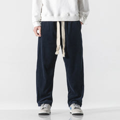 Yusuke | Cordhose in Marineblau
