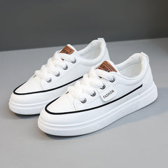 Damen modische Sneaker mit sportlich-elegantem Design und komfortabler Dämpfung in Weiß