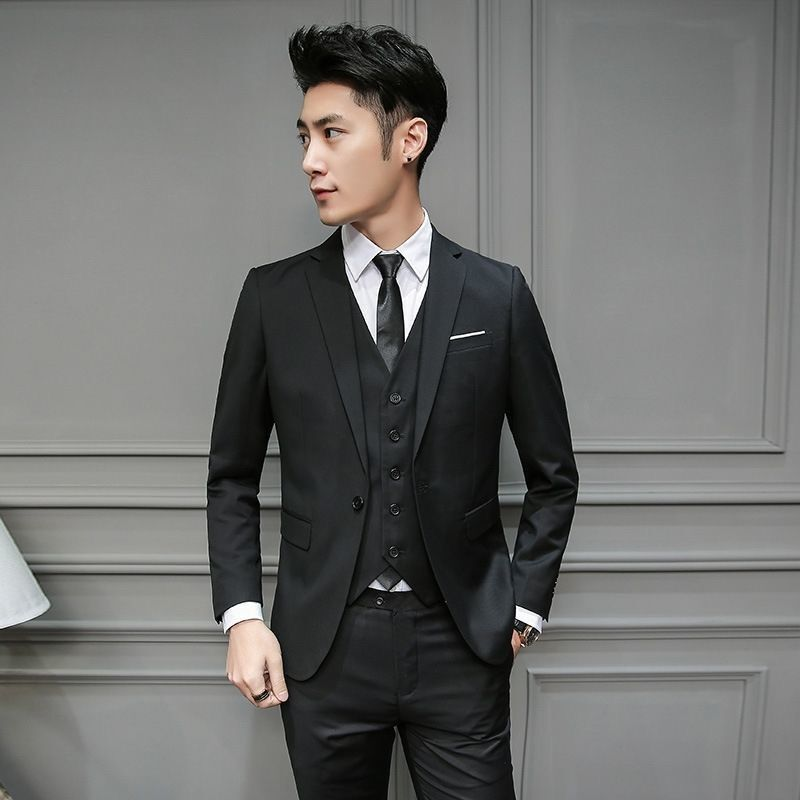 Moderne Fit Hochzeitsgast Anzug Herren | Business und Hochzeit
