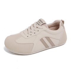 Damen Sportliche Freizeitsneaker mit atmungsaktivem Obermaterial in Khaki