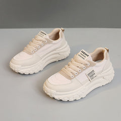 Damen Sportliche Sneakers mit doppeltem Dämpfungssystem und atmungsaktiver Oberflächenstruktur in Khaki