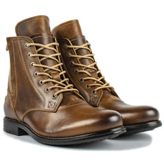 Lucian | Lederstiefel in Braun