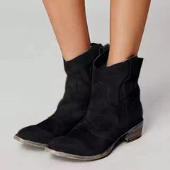 Carlotta – zeitlose Stiefeletten in Schwarz