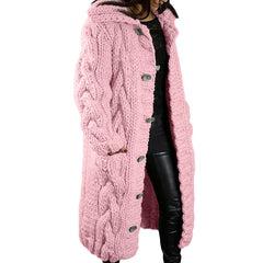 DAME OVERSIZED CARDIGAN MANTEL | MODERNER STIL, KOMFORTABEL, VIELSEITIG in Pink