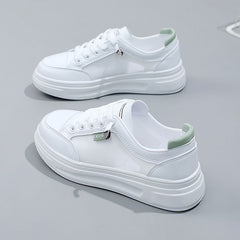 Damen Sportliche Sneakers mit komfortabler Dämpfung und modischem Design in Grün