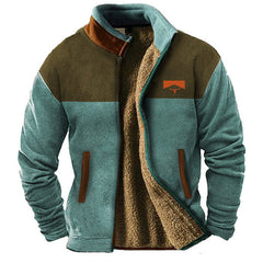 Savrani™ | Herren Fleecejacke in Hellblau