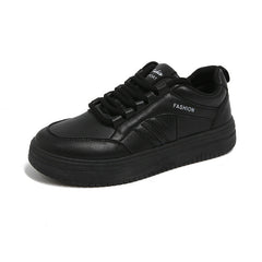 Damen Sportliche Sneaker mit dämpfender Sohle und klassischem Design in Schwarz