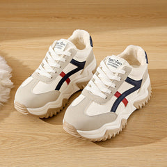 Damen Trendige Chunky Sneakers in Blau