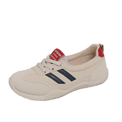 Damen Sportliche Sneaker mit modernem Design und atmungsaktiver Oberflächenstruktur in Khaki