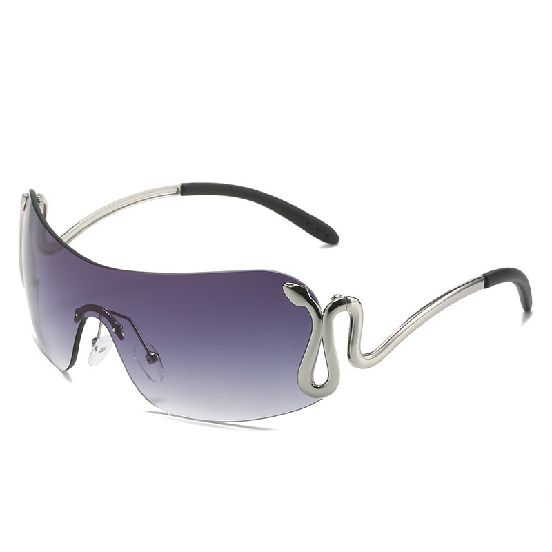 Damen Y2K Übergroße Sonnenbrille | Stylisch