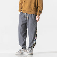 Satoshi | Japanische Cordhose in Grau