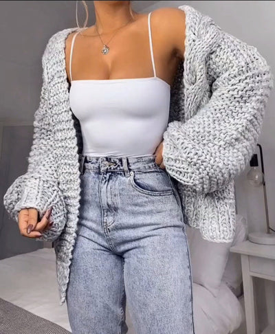 DICKES MOHAIR CARDIGAN | WEICH, WARM, STILVOLL