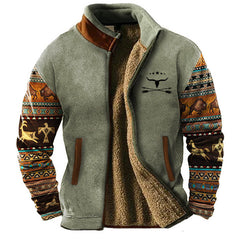 Savrani™ | Herren Fleecejacke in Hellgrün