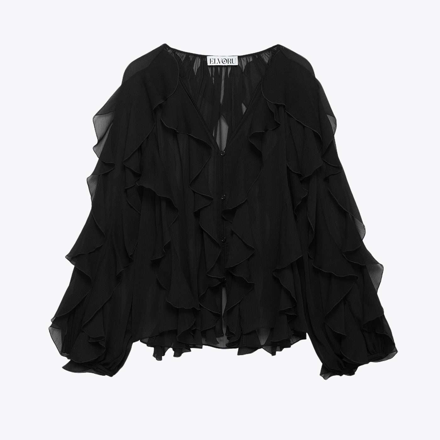 Sybille®️ | Bluse mit Volants