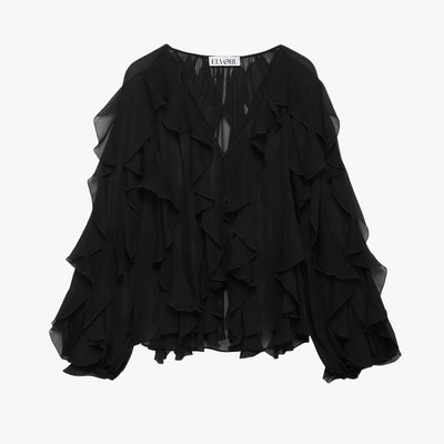 Sybille®️ | Bluse mit Volants