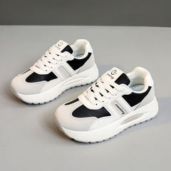 Damen Sportliche Lifestyle-Sneaker mit ergonomischer Dämpfung und atmungsaktiver Oberfläche in Schwarz