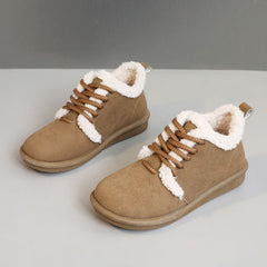 Damen gemütliche Sneaker mit kuscheligem Innenfutter in Camel