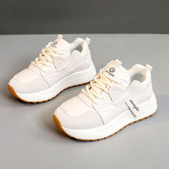 Damen Sportliche Sneaker mit innovativem Dämpfungssystem und atmungsaktivem Obermaterial in Beige