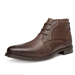 Magnus | Vintage-Lederstiefel in Braun