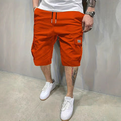 Caldor - Strukturierte Cargoshorts in Orange