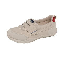 Damen Sportliche Sneaker mit praktischen Klettverschlüssen in Khaki