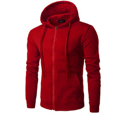 Damen Kapuzensweatjacke mit hochwertigem Fleece-Innenfutter und bequemem Schnitt in Rot