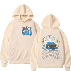 Damen Kapuzenpullover mit kreativem Grafikdesign und inspirierendem Schriftzug in Khaki