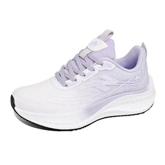 Damen Sportliche Laufschuhe mit atmungsaktiver Mesh-Oberfläche und dämpfendem Fußbett in Lila