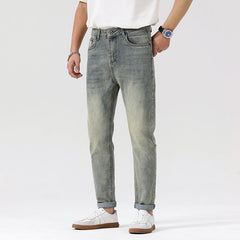 Marlow | Slim Fit Stretch-Jeans in Retroblau