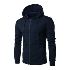 Damen Kapuzensweatjacke mit hochwertigem Fleece-Innenfutter und bequemem Schnitt in Marineblau