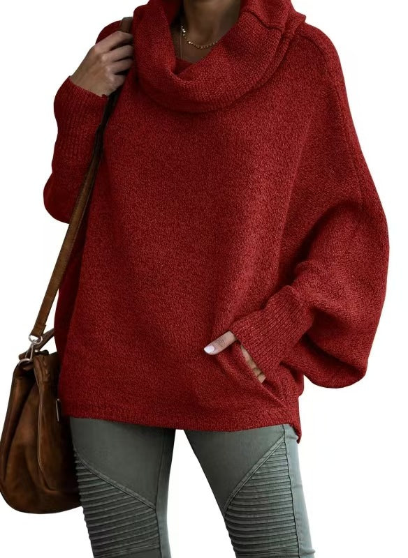 Damen PULLOVER MIT HOHEM KRAGEN | MODISCHER KOMFORT GARANTIERT