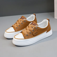 Damen modische Sneaker mit sportlich-elegantem Design und komfortabler Dämpfung in Gelb