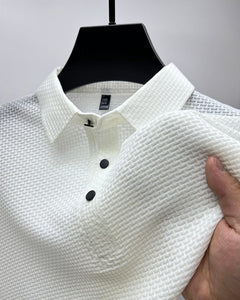 Timothy – Sommer Poloshirt für Herren in Weiss