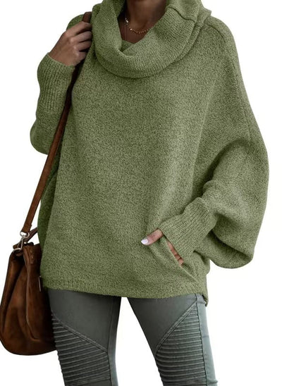 Damen PULLOVER MIT HOHEM KRAGEN | MODISCHER KOMFORT GARANTIERT