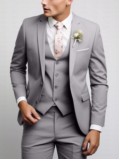 Herren Klassische Eleganz Hochzeitsgast Anzug | 3-Teilig