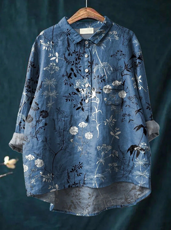 BARBARA™ | KLASSISCHE BLÜTENBLUSE