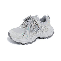 Damen Sportliche Trail-Sneaker mit rutschfester Sohle und atmungsaktivem Obermaterial in Grau