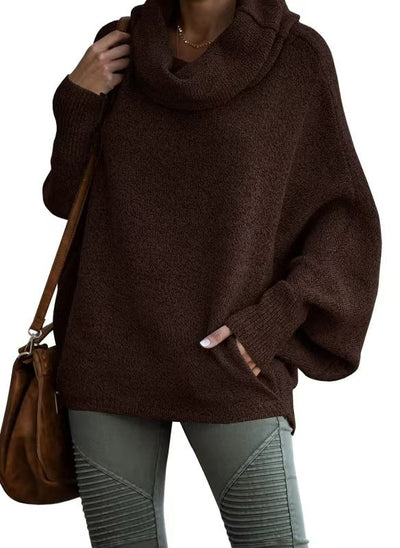 Damen PULLOVER MIT HOHEM KRAGEN | MODISCHER KOMFORT GARANTIERT
