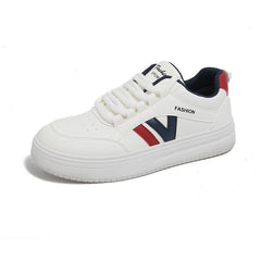 Damen Sportliche Sneaker mit dämpfender Sohle und klassischem Design in Rot